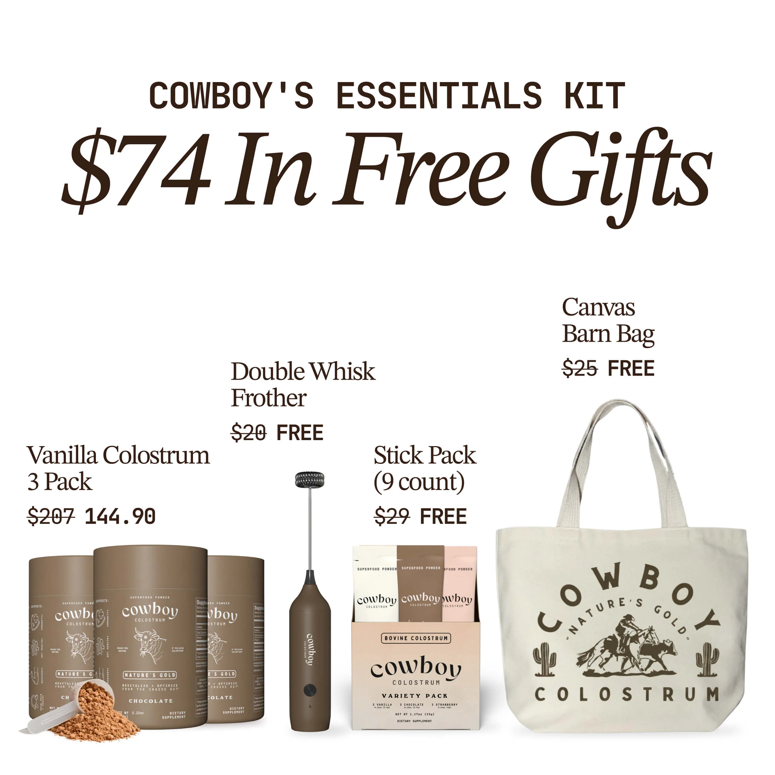 Chocolate Cowboy's Essentials Kit