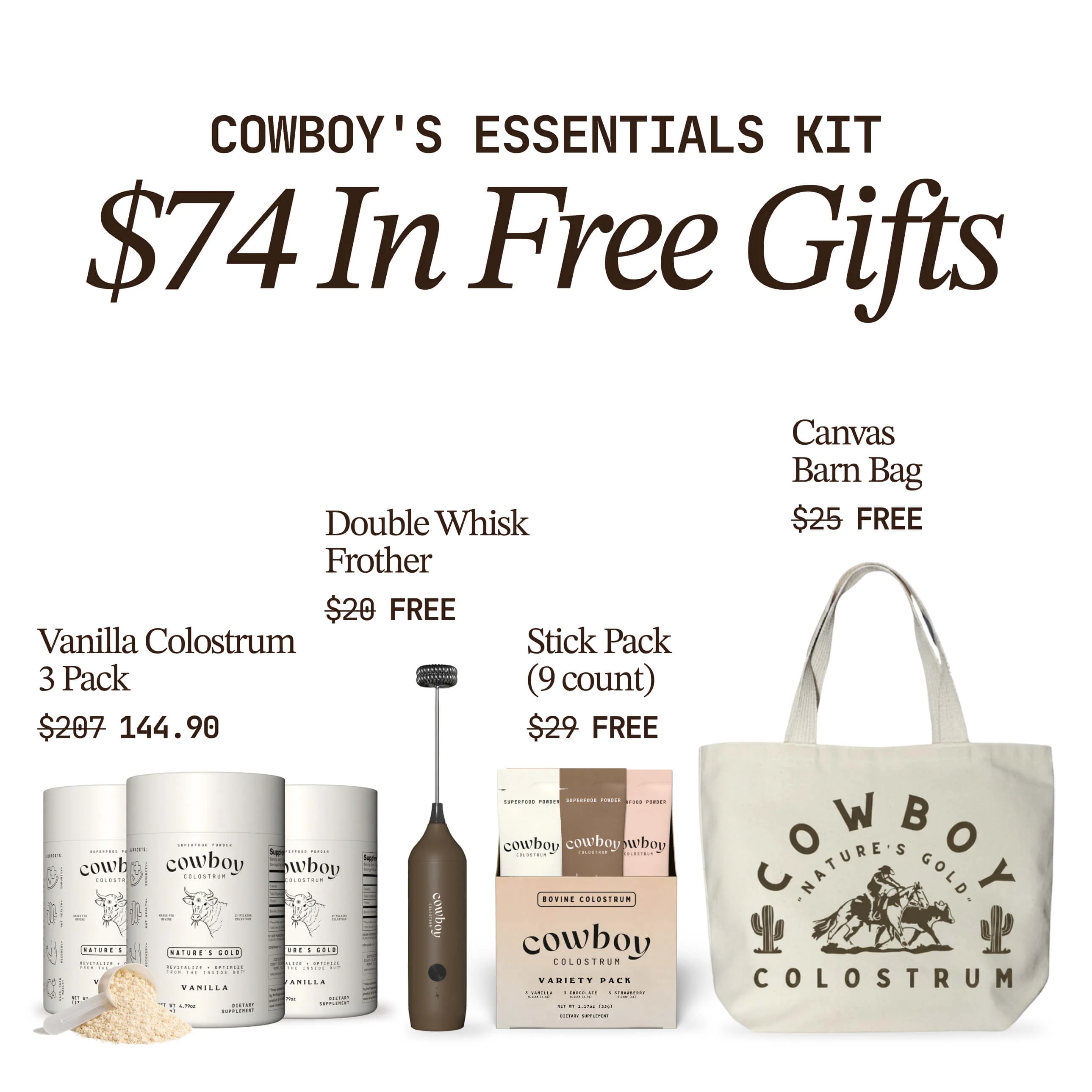 Vanilla Cowboy's Essentials Kit